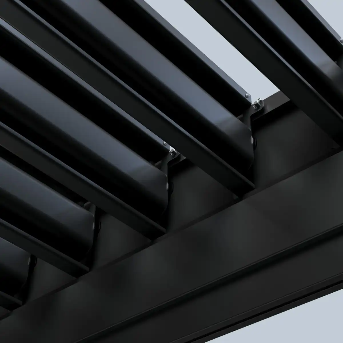 Hygge™ Aluminium Pergola With Lighting System & 3 Wind Proof Blinds