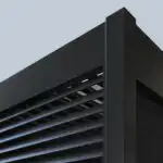 Hygge™ Aluminium Pergola With Lighting System & 3 Wind Proof Blinds