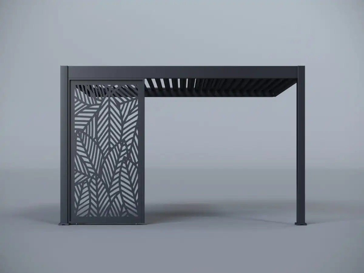 Hygge™ Aluminium Wall mounted Pergola With Lighting System