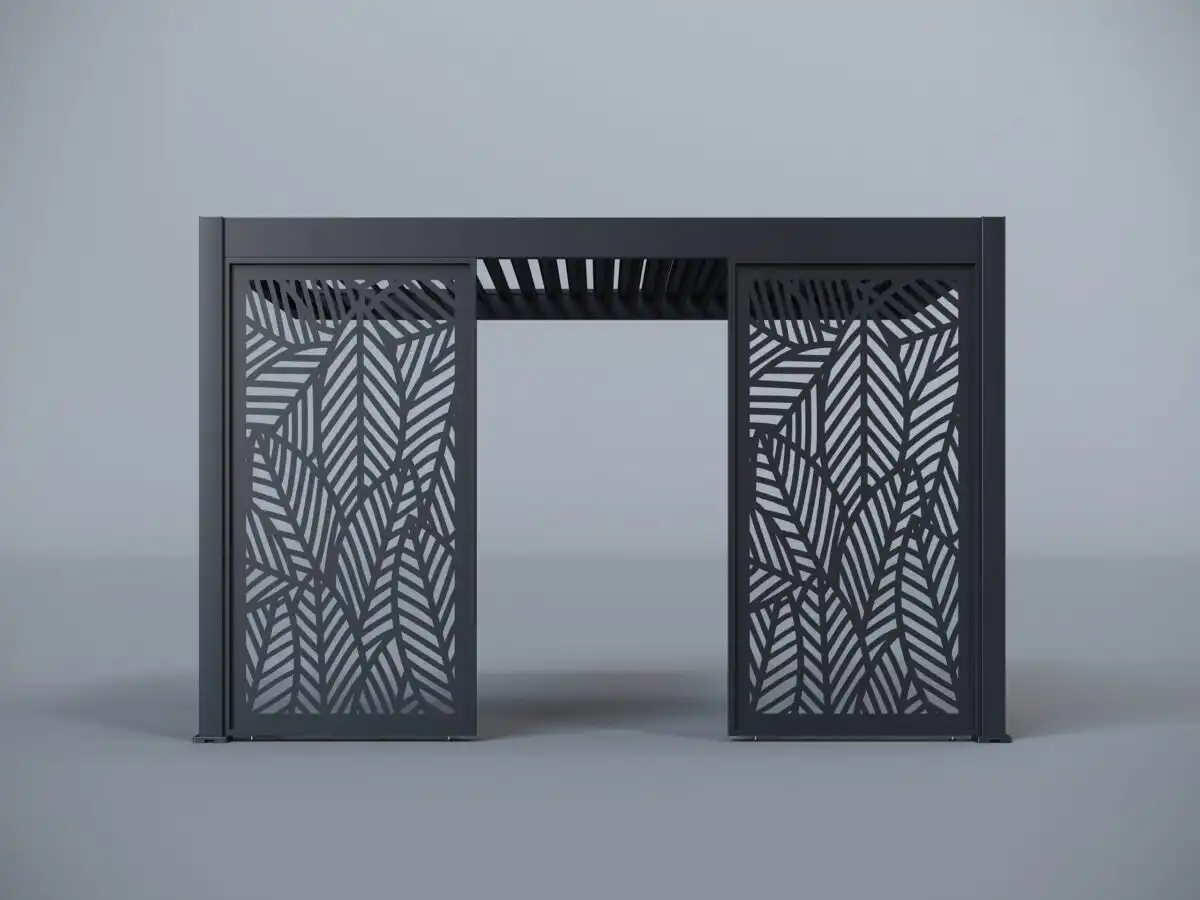 Hygge™ Aluminium Wall mounted Pergola With Lighting System