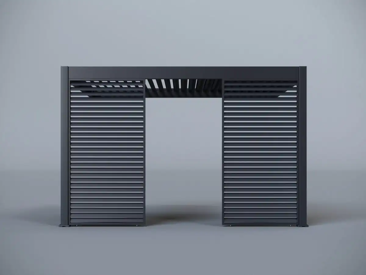 Hygge™ Aluminium Wall mounted Pergola With Lighting System