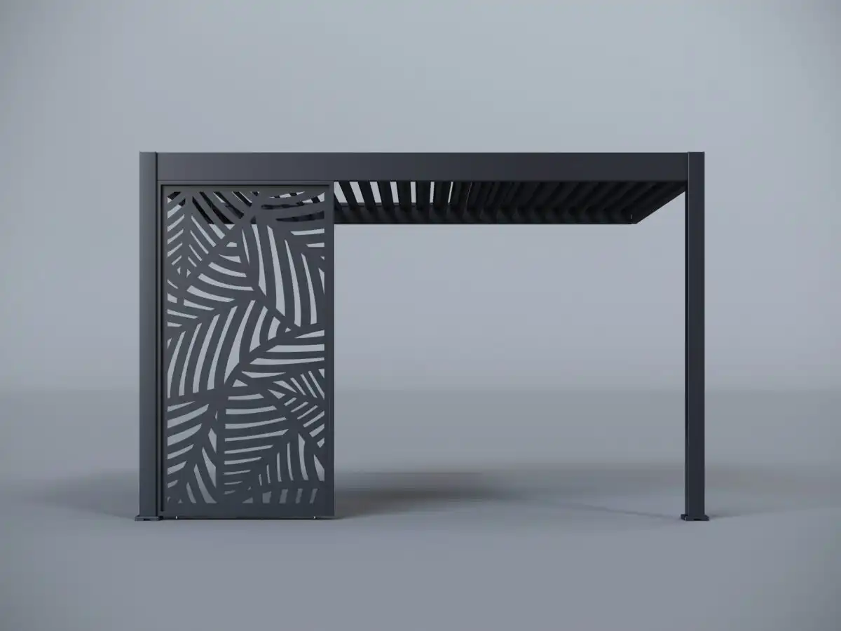 Hygge™ Aluminium Wall mounted Pergola With Lighting System