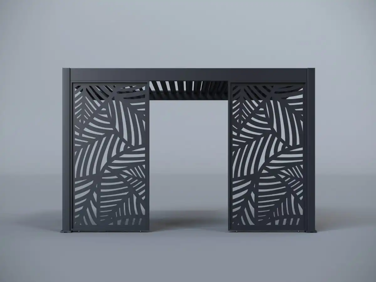 Hygge™ Aluminium Wall mounted Pergola With Lighting System