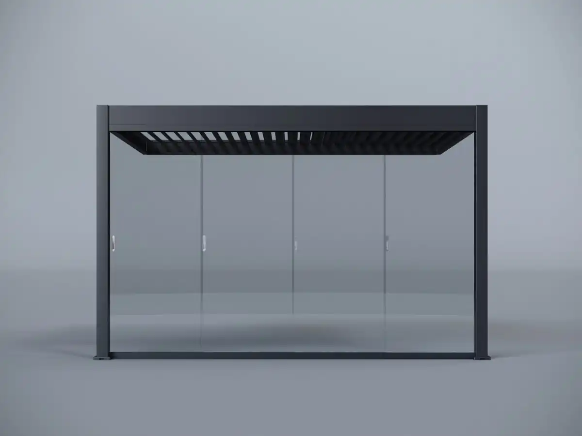 Hygge™ Aluminium Wall mounted Pergola With Lighting System
